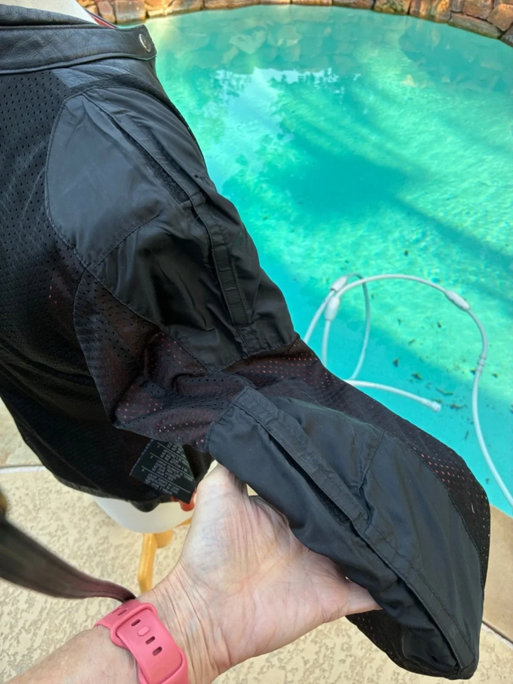 Genuine Harley-Davidson Black Rust Leather motorcycle riding Jacket exc cond L - Picture 14 of 16